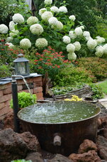 tečúca voda v súkromnej záhrade